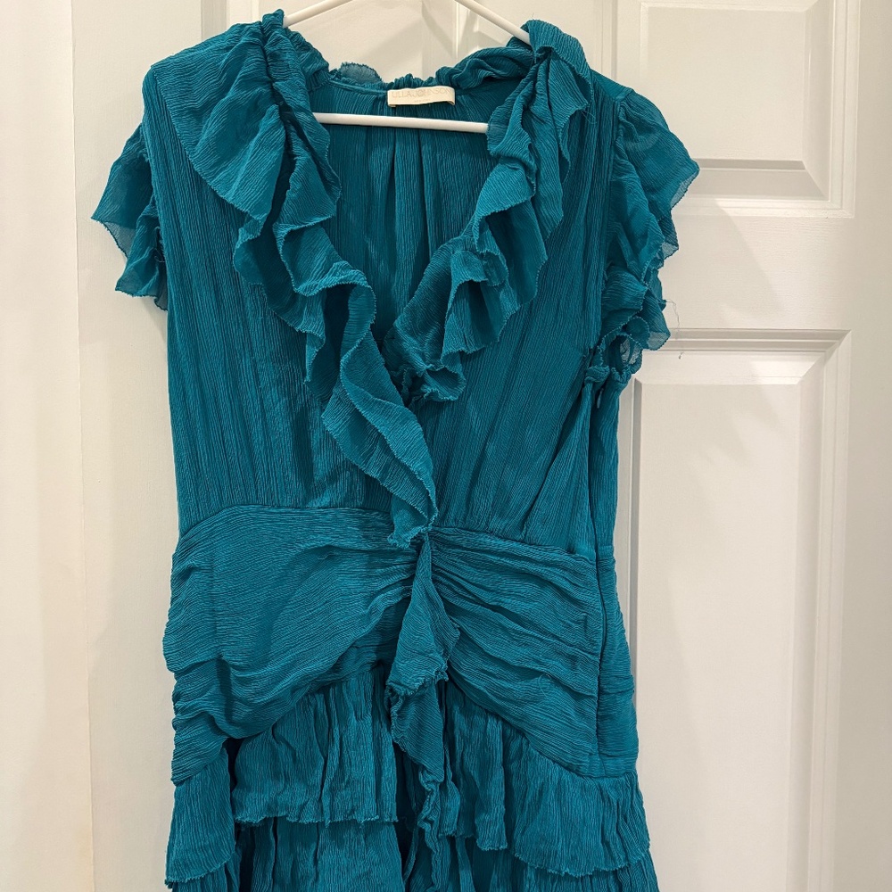 Ulla Johnson Size L Teal Dress